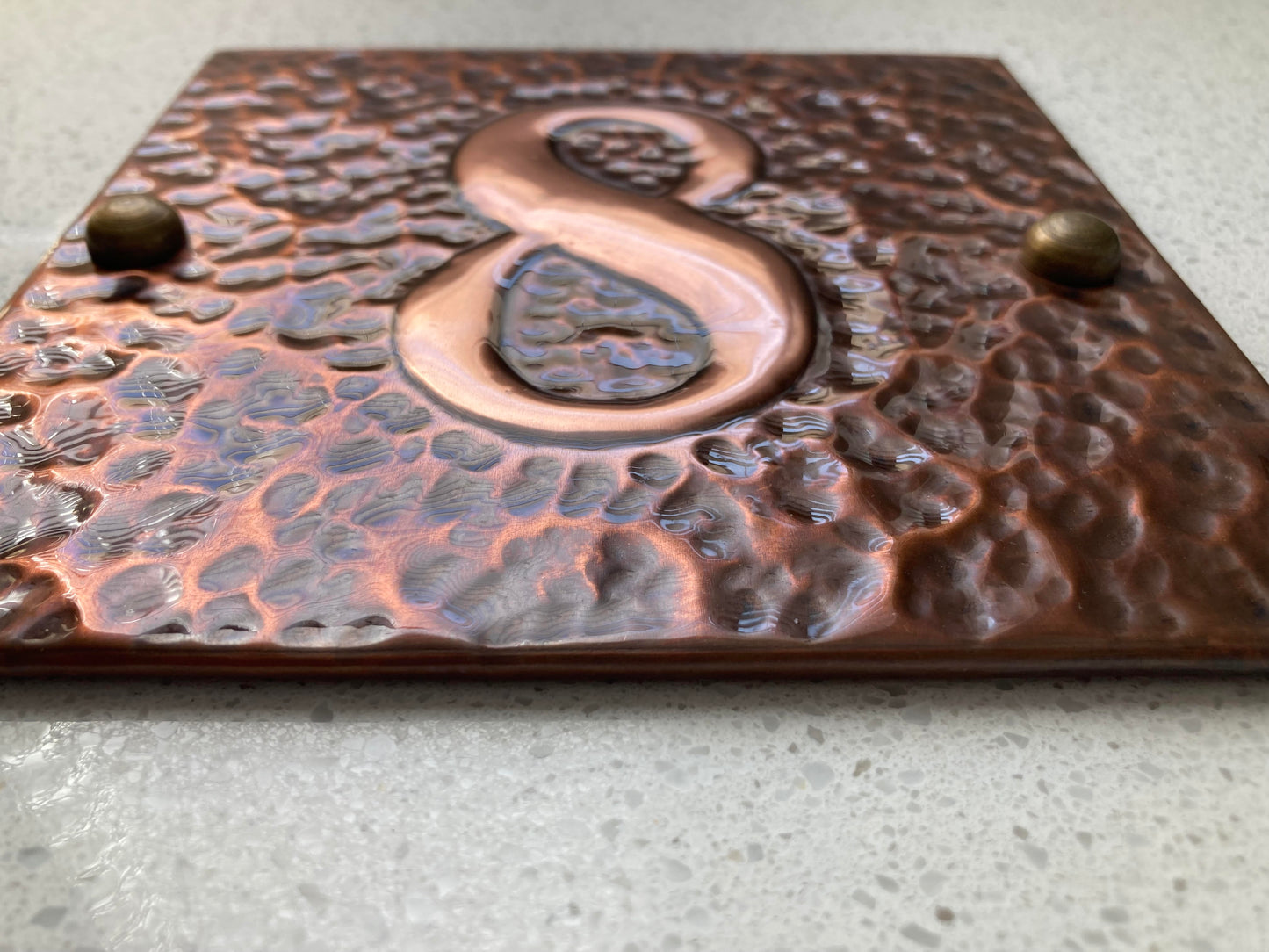 House Number- flat edge