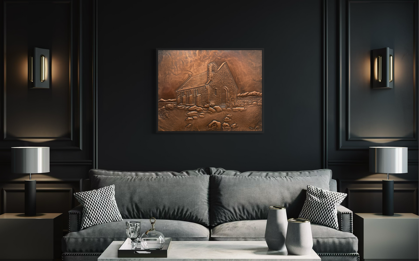 Tekapo Church of the Good Shepherd - Hand Crafted Copper