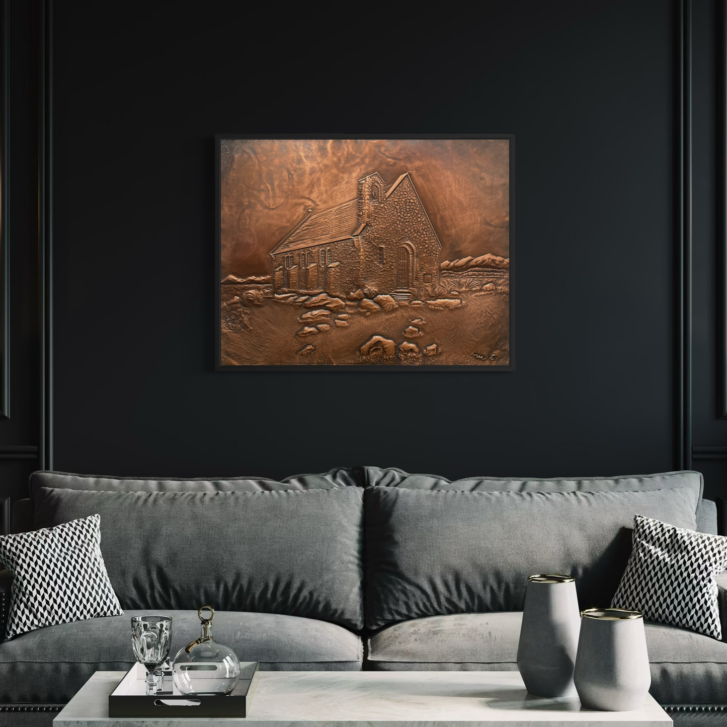 Tekapo Church of the Good Shepherd - Hand Crafted Copper