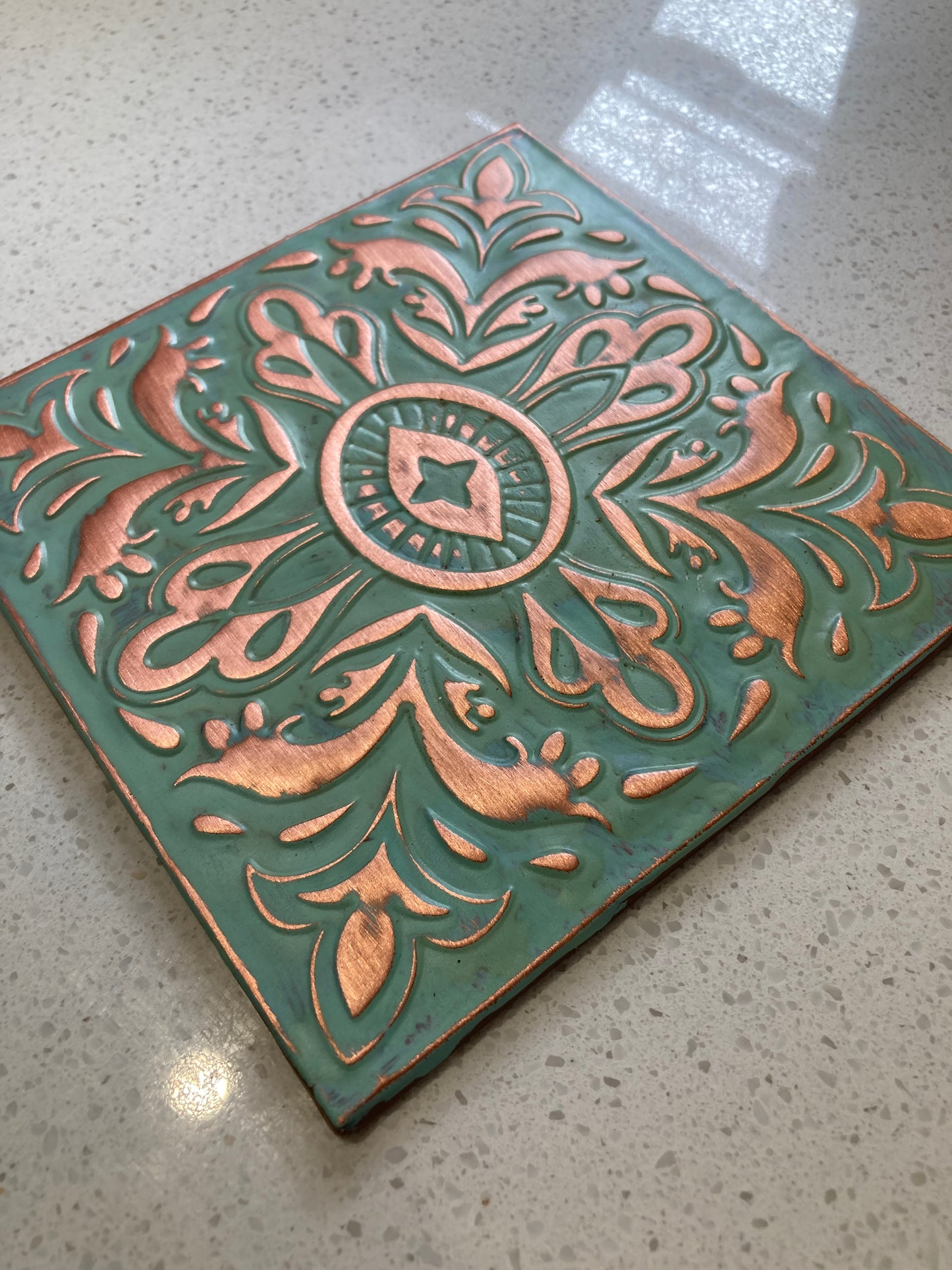 Copper tile- Royal Crest Fleur