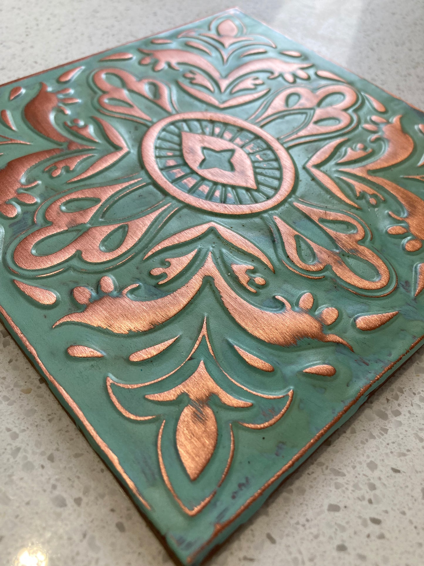 Copper tile- Royal Crest Fleur