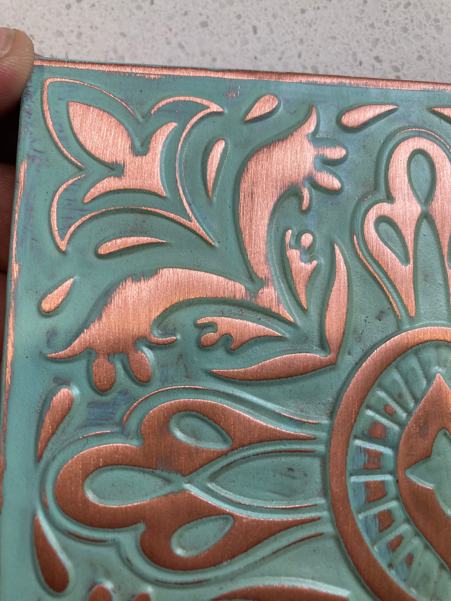 Copper tile- Royal Crest Fleur