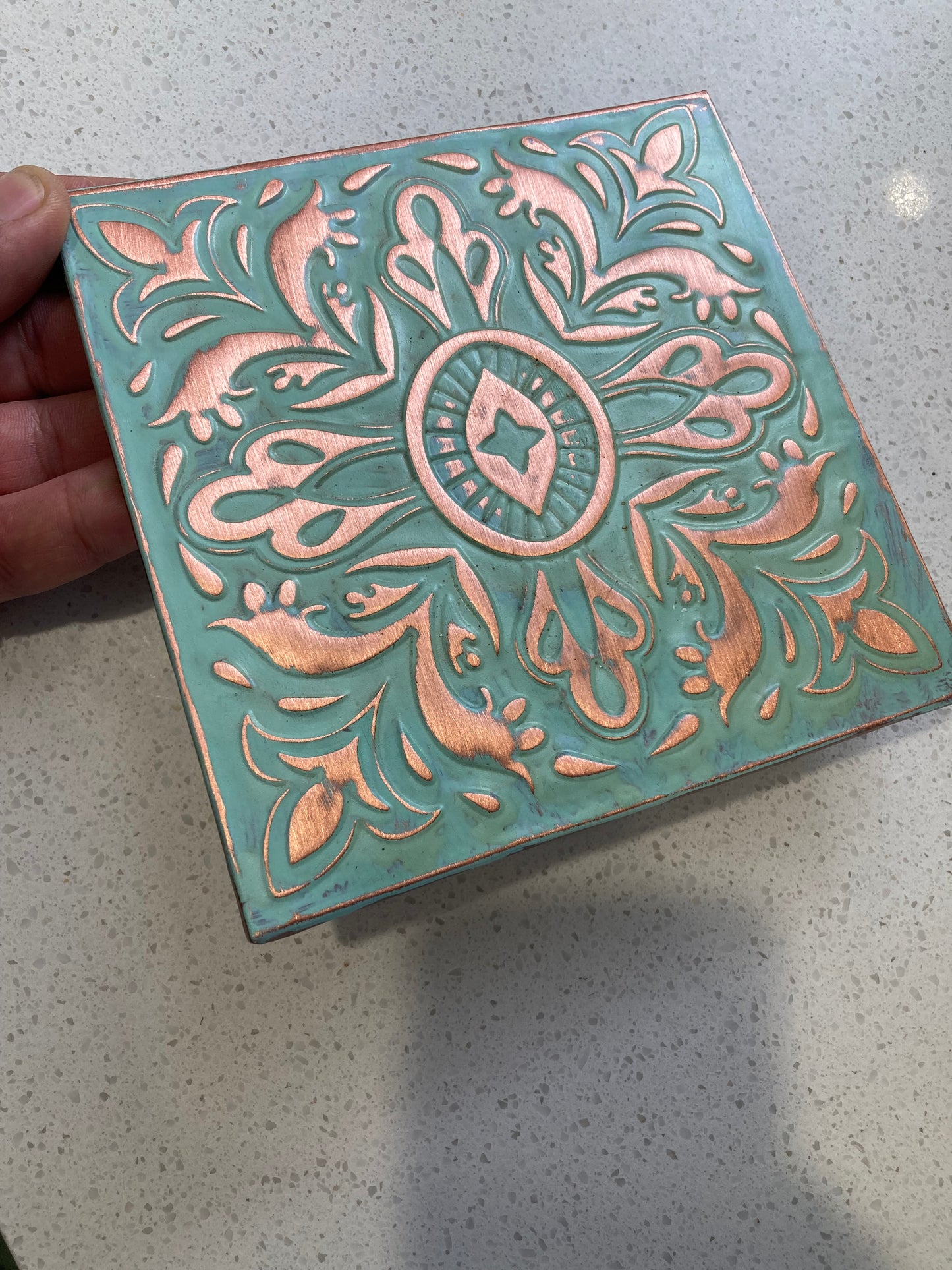 Copper tile- Royal Crest Fleur