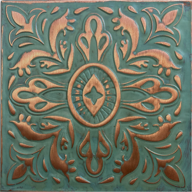 Copper tile- Royal Crest Fleur