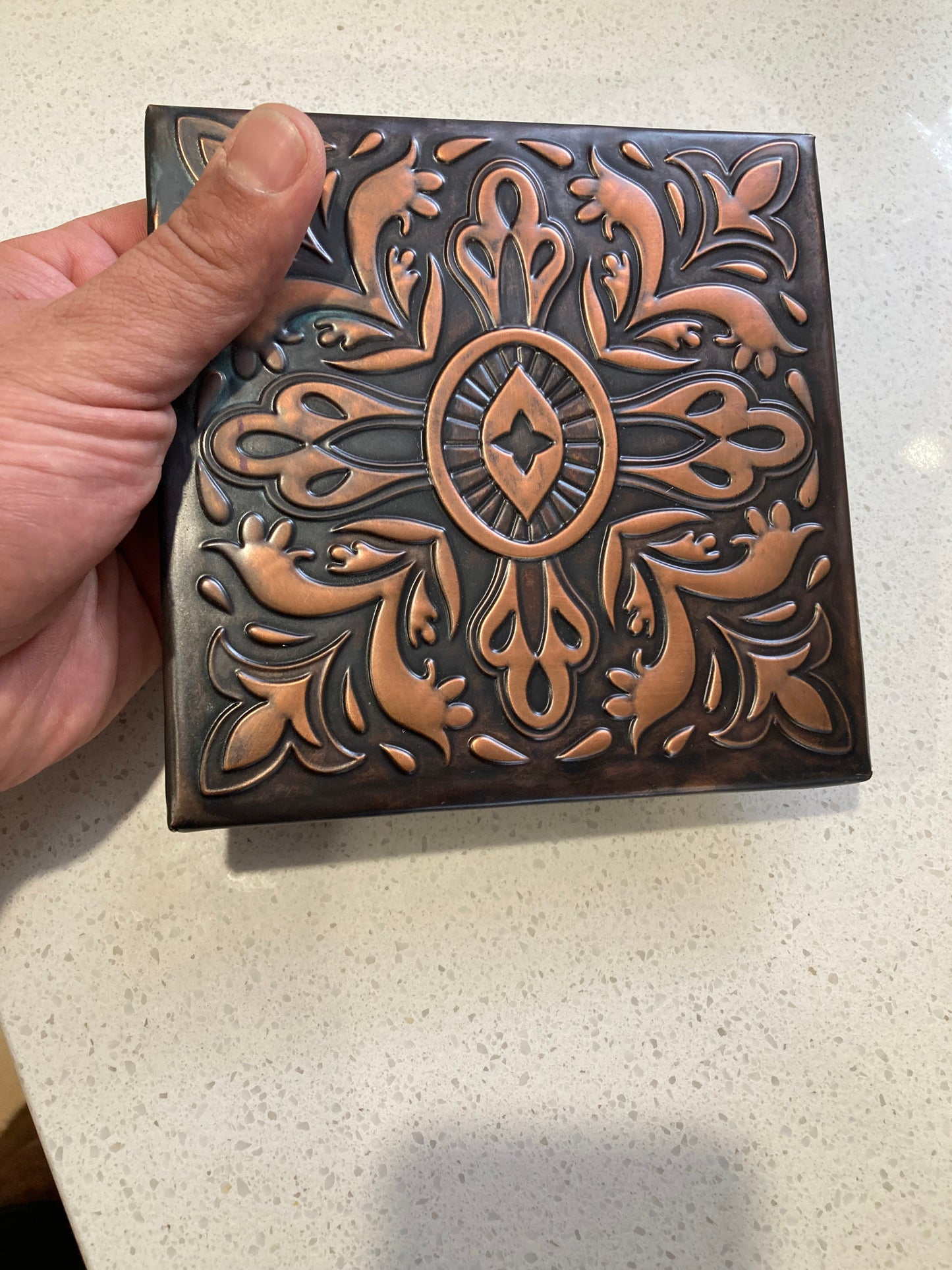 Copper tile- Royal Crest Fleur