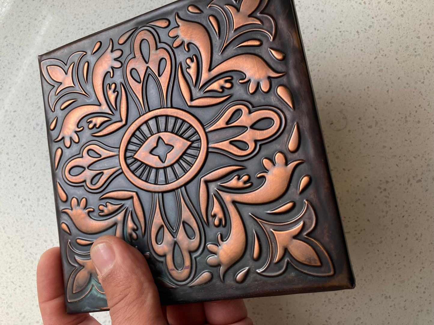 Copper tile- Royal Crest Fleur