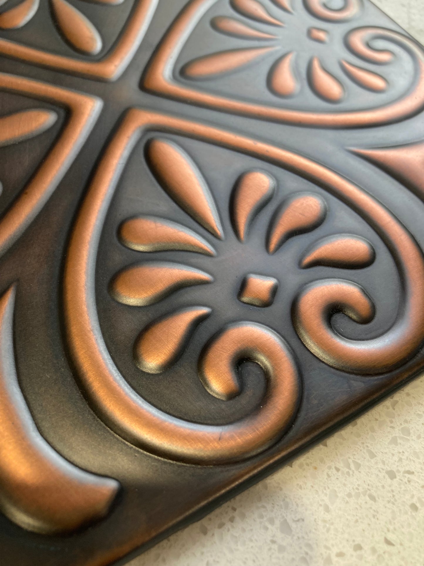 Copper Tile - Vintage Fleur