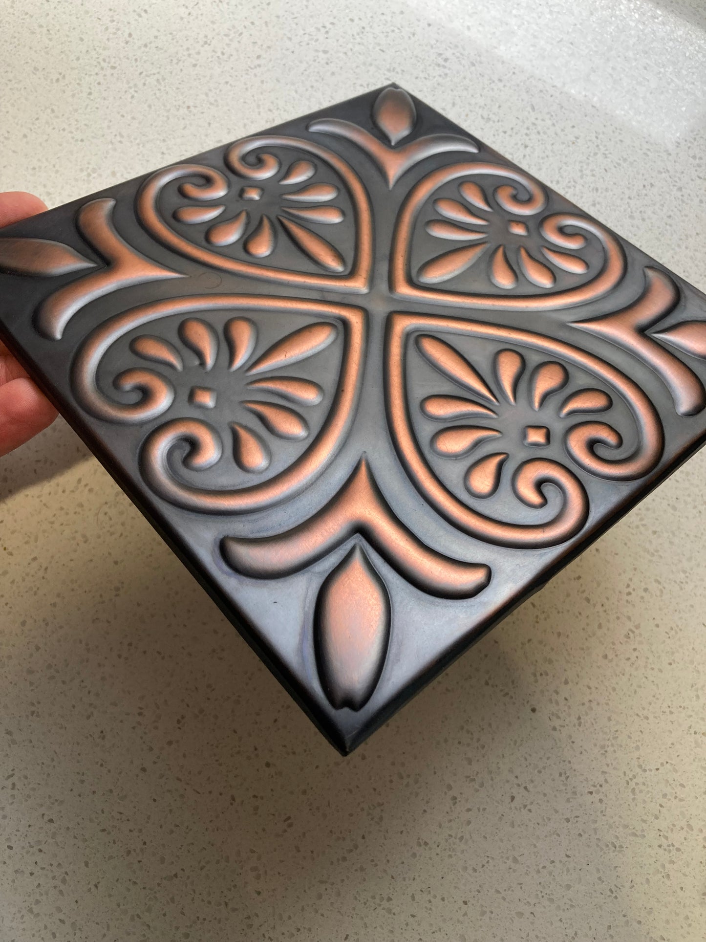 Copper Tile - Vintage Fleur