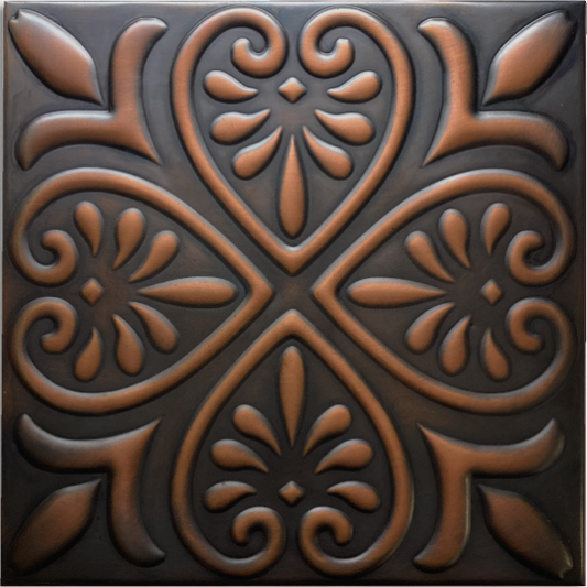 Copper Tile - Vintage Fleur
