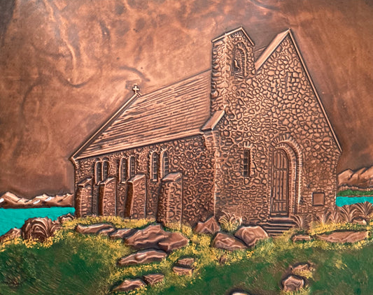Tekapo Church of the Good Shepherd - Hand Crafted Copper