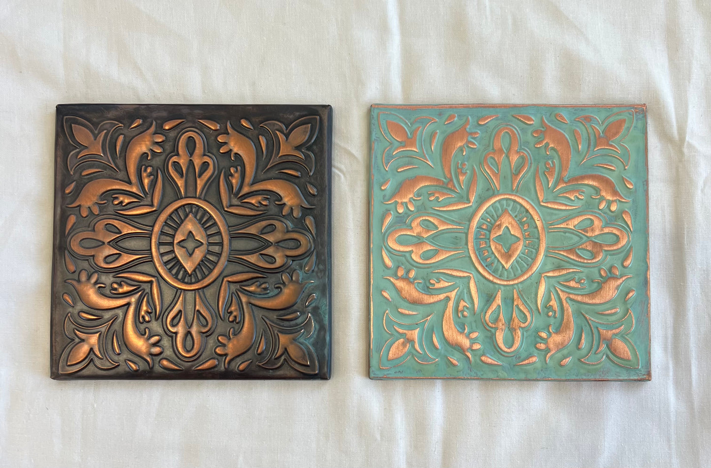 Copper tile- Royal Crest Fleur