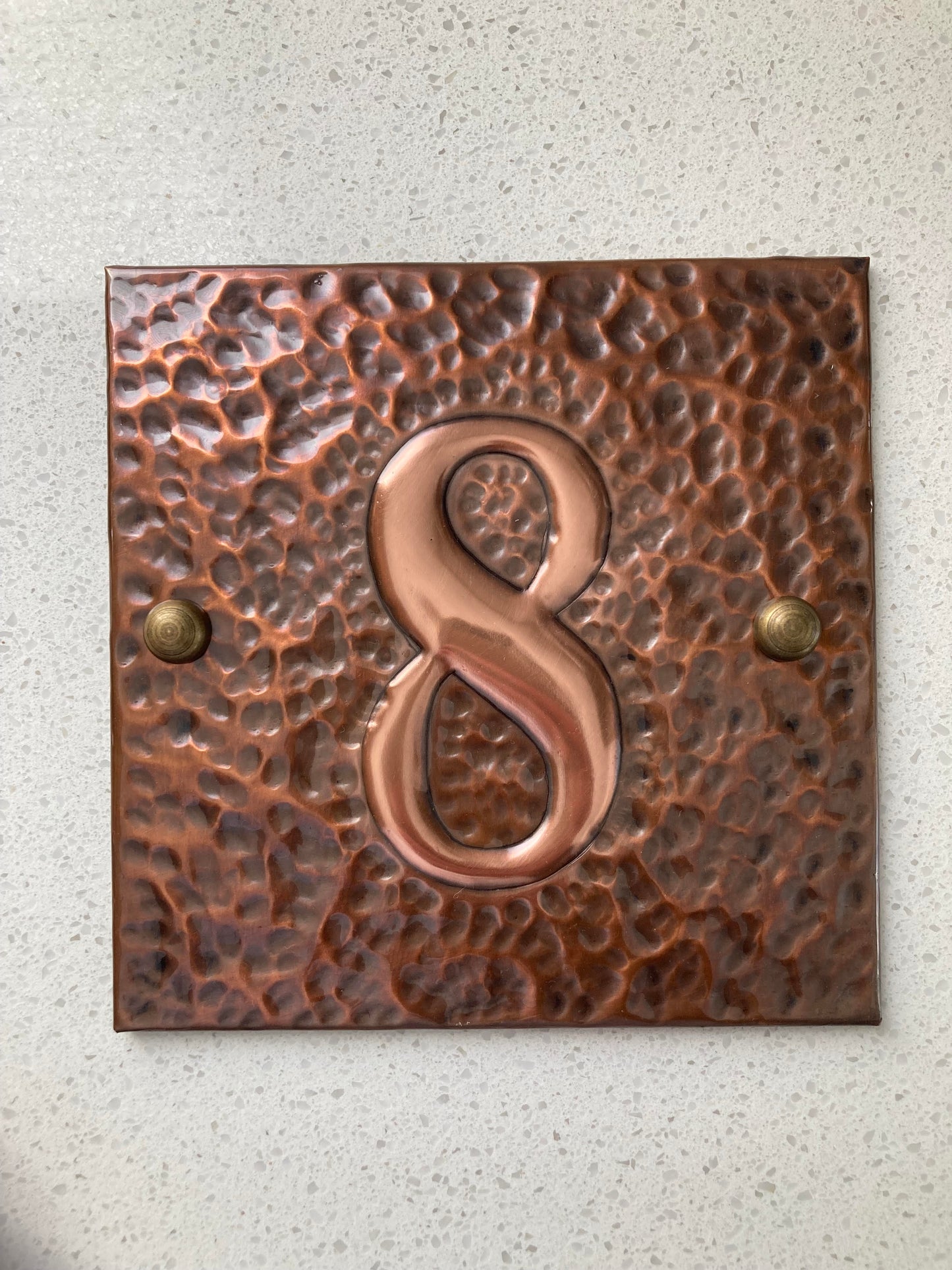 House Number- flat edge